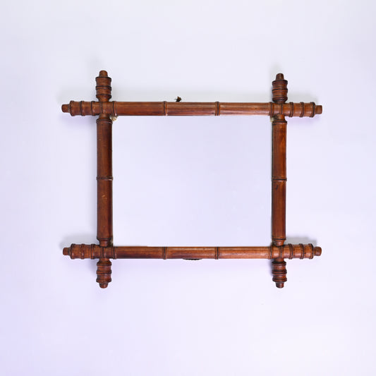 Medium Dark Bamboo Mirror