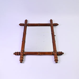 Medium Dark Bamboo Mirror