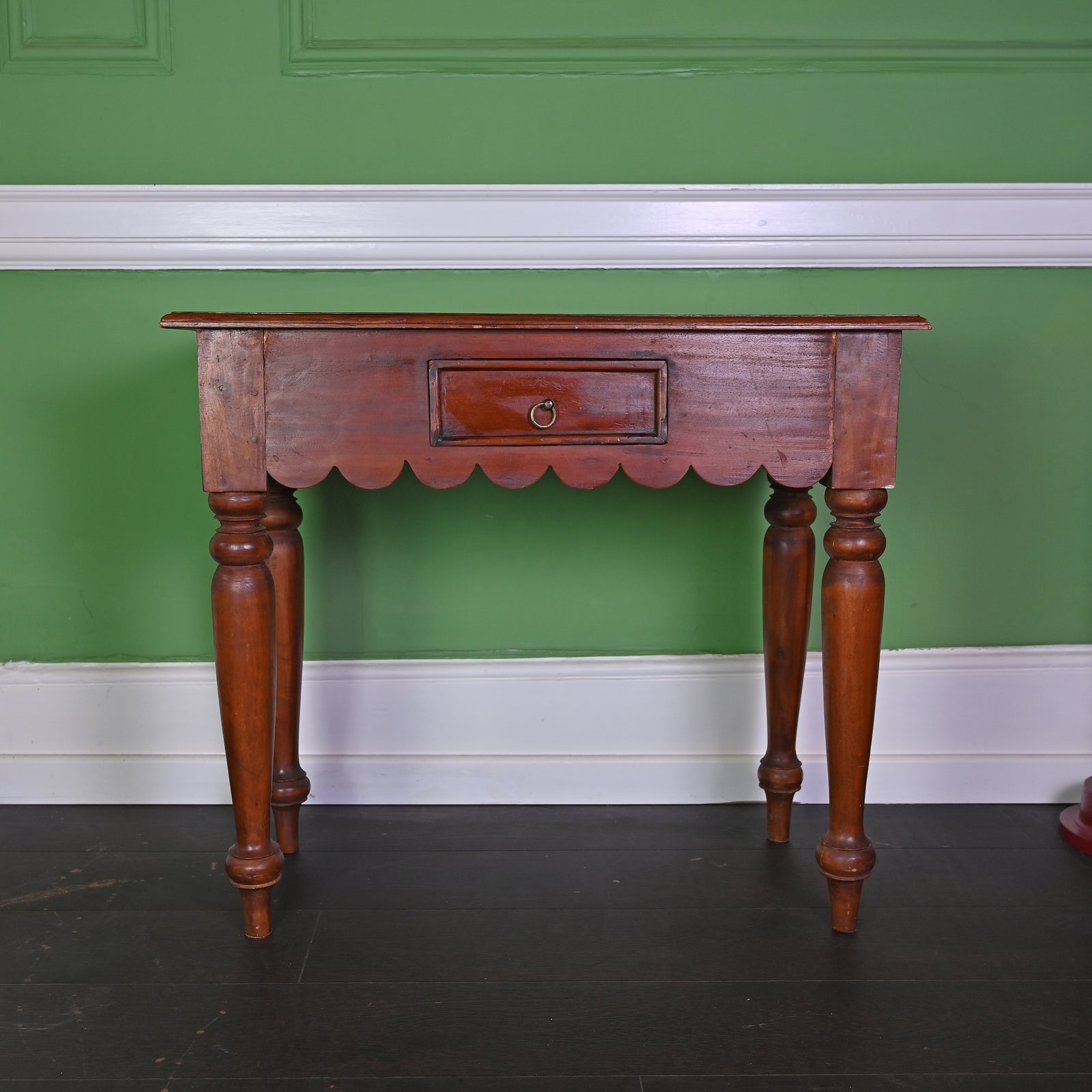 Scalloped Wooden Table