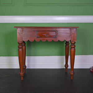 Scalloped Wooden Table