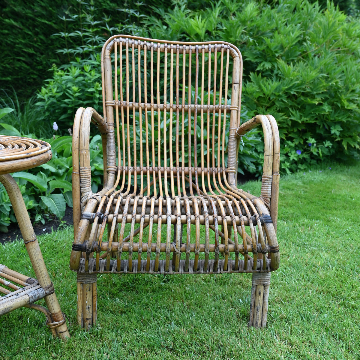 Cane Lounge Set