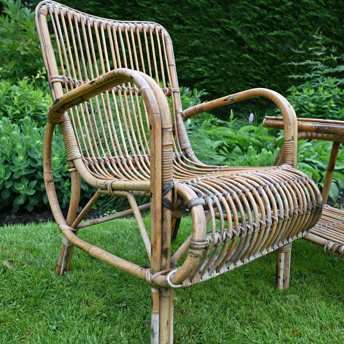 Cane Lounge Set
