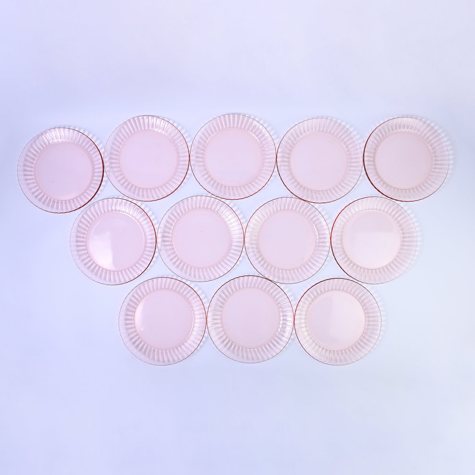 Set of Pink Plates