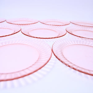 Set of Pink Plates