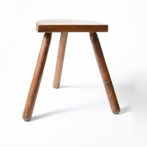 French Oak Milking Stool