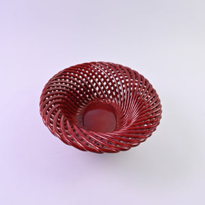 Red Lattice Bowl