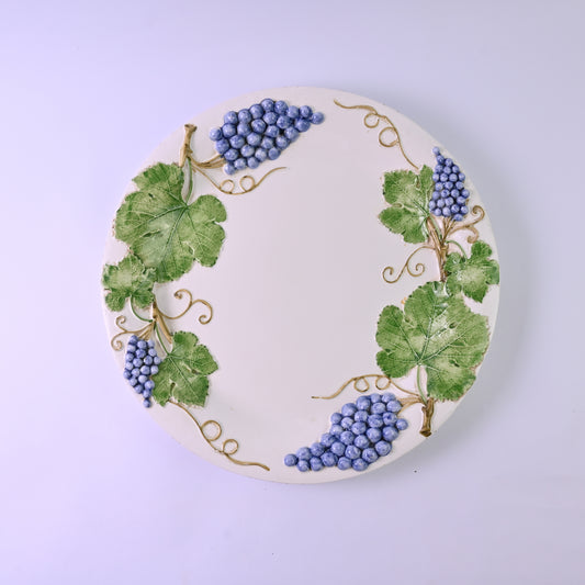 Large Grape Plate