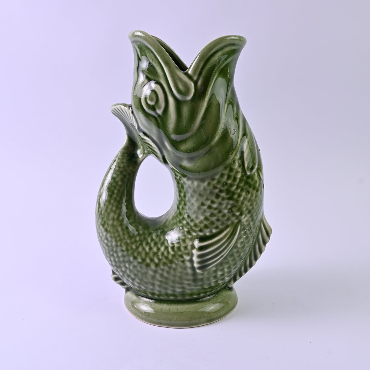 Large Green Gluggle Jug