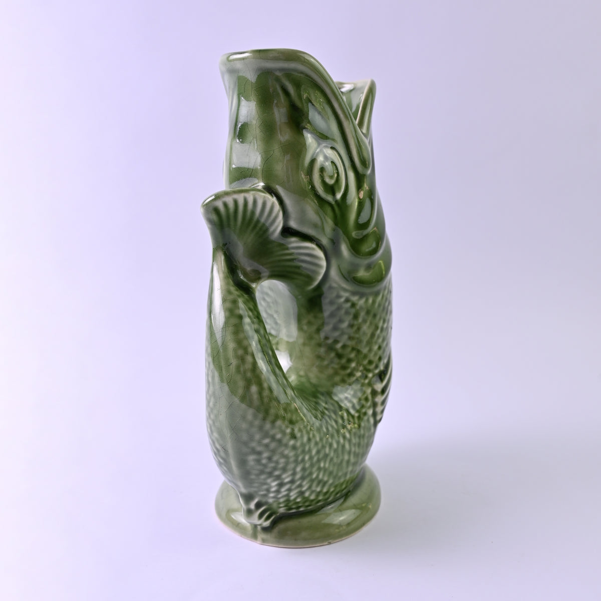 Large Green Gluggle Jug