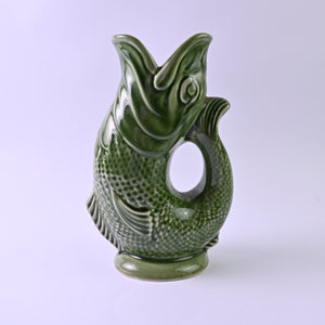 Large Green Gluggle Jug