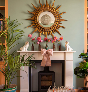 Peony Ticking Stripe Bows