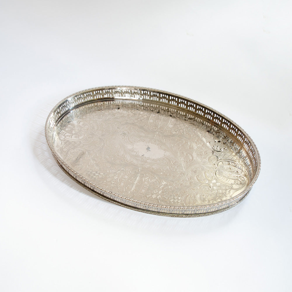 Silver Plated Cocktail Tray