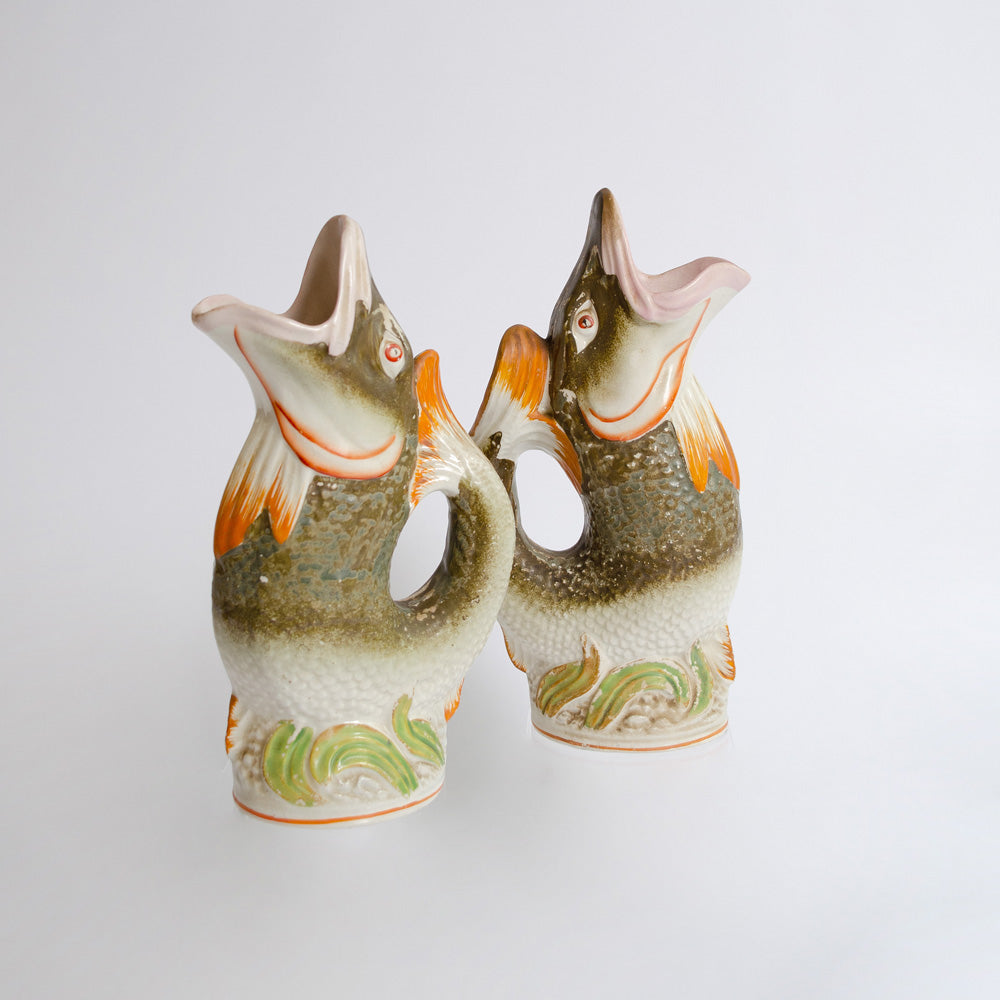 Stunning Handpainted Gluggle Jugs