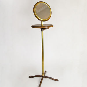 19th Century Shaving Mirror and Stand