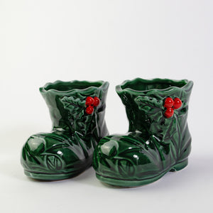 Vintage Christmas Boots
