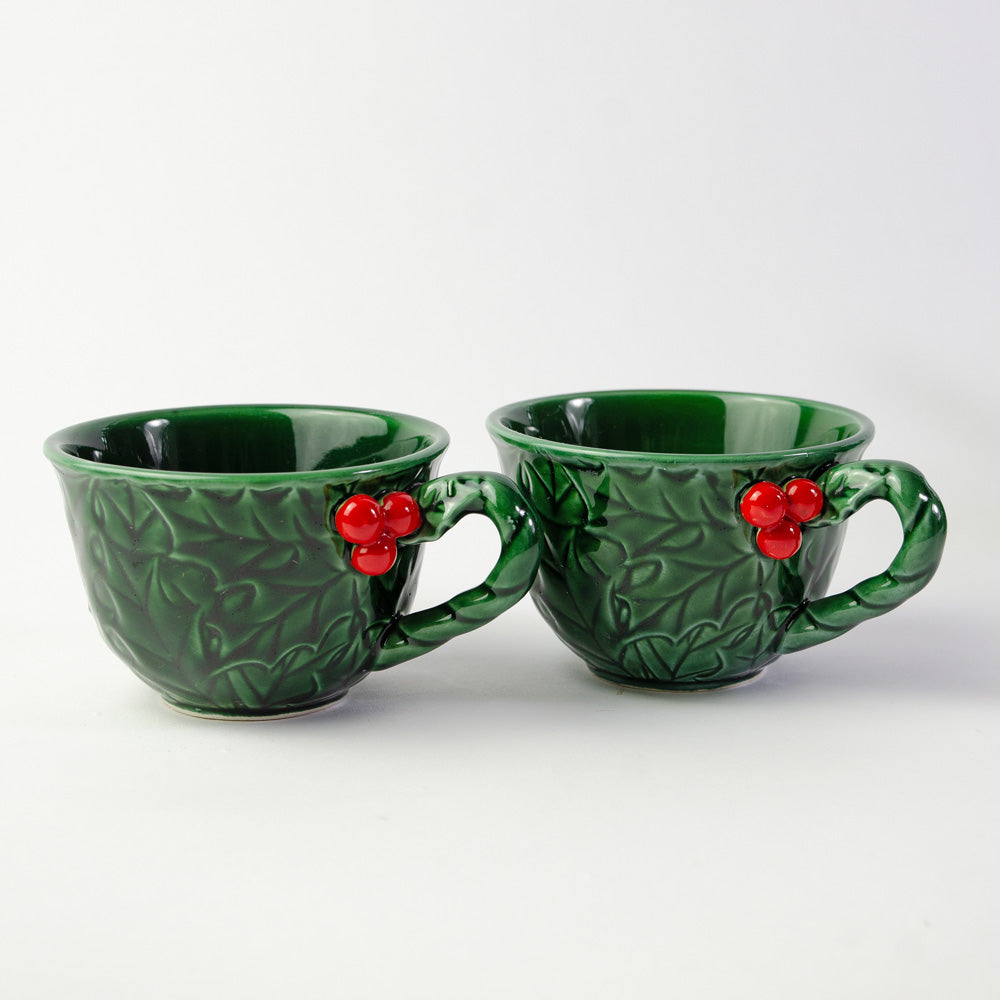 Vintage Christmas Tea Cups