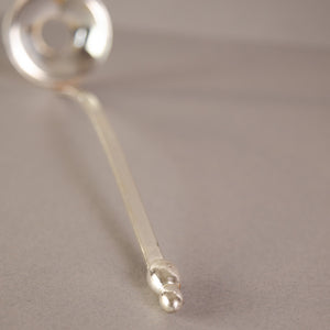 Long handled Silver Cocktail Spoon