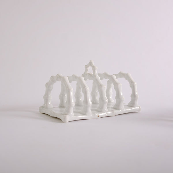 Pair of Vintage Faux Bamboo Toast Rack Holders - Rock the Heirloom