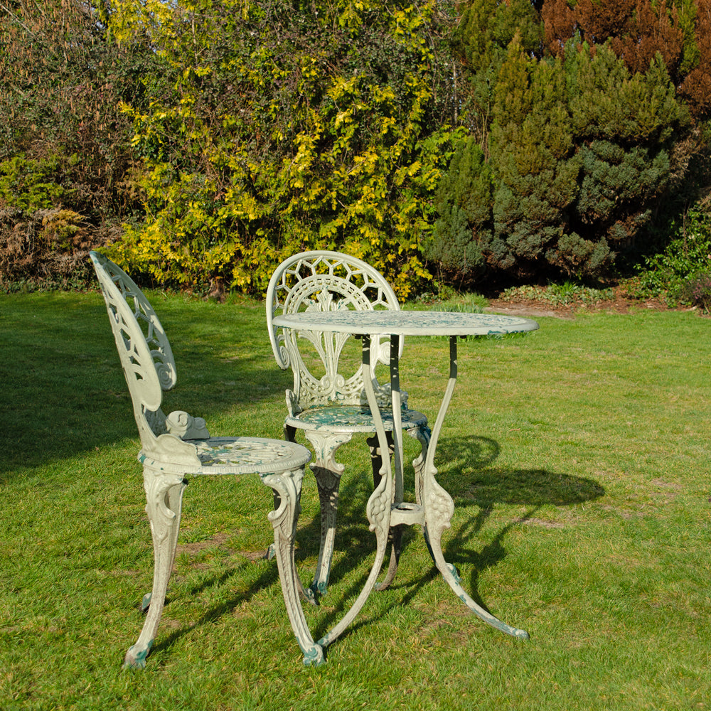 Antique Garden Furniture Old Cast Iron Table And Chairs Cast Iron
