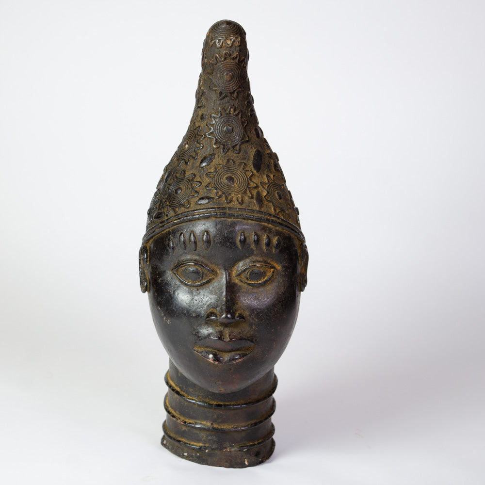 Large Benin Bronze Head