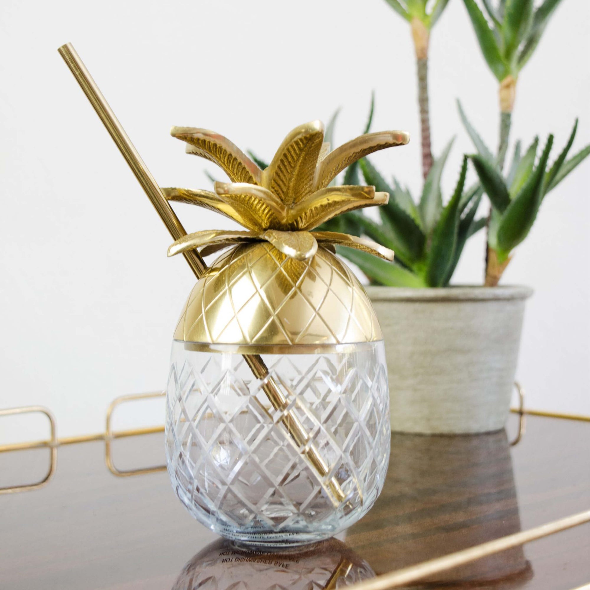 Quirky Pineapple Cocktail Glass